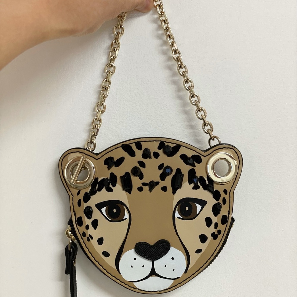 Kate Spade Run Wild Leopard Cheetah Coin